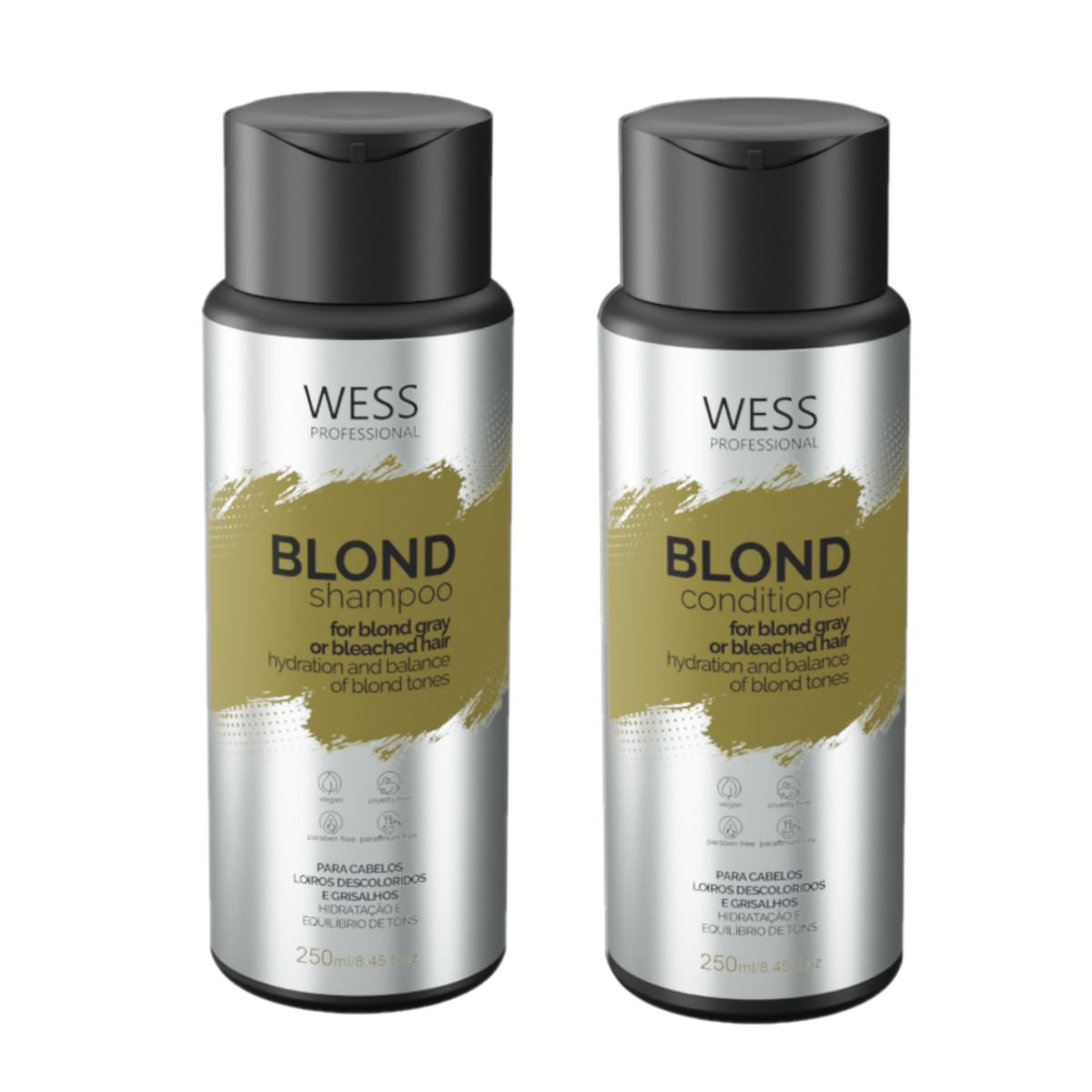 Kit Wess Blond Shampoo + Condicionador 250ml