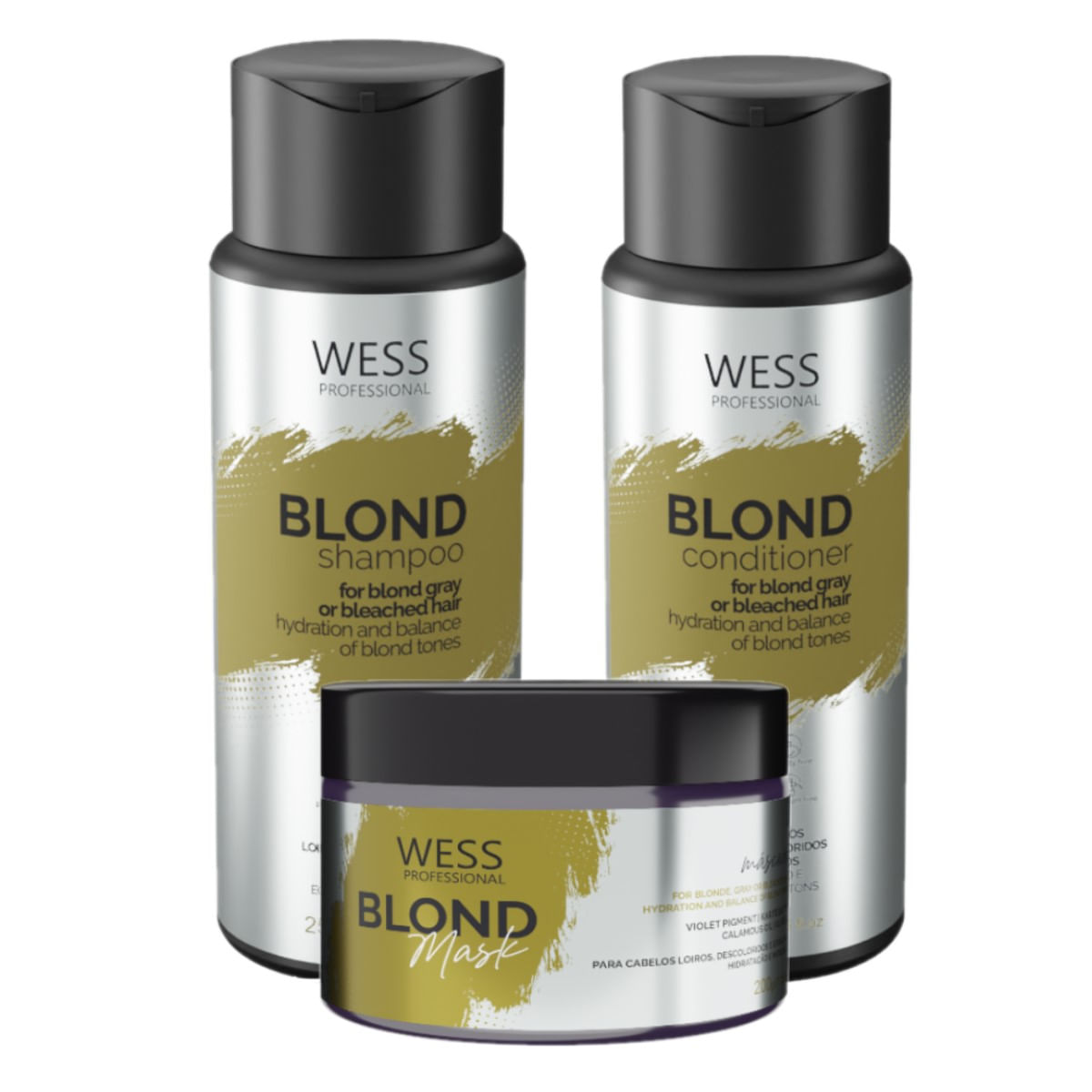 Kit Wess Blond SH 250ml + Cond 250ml  + Mask 200ml