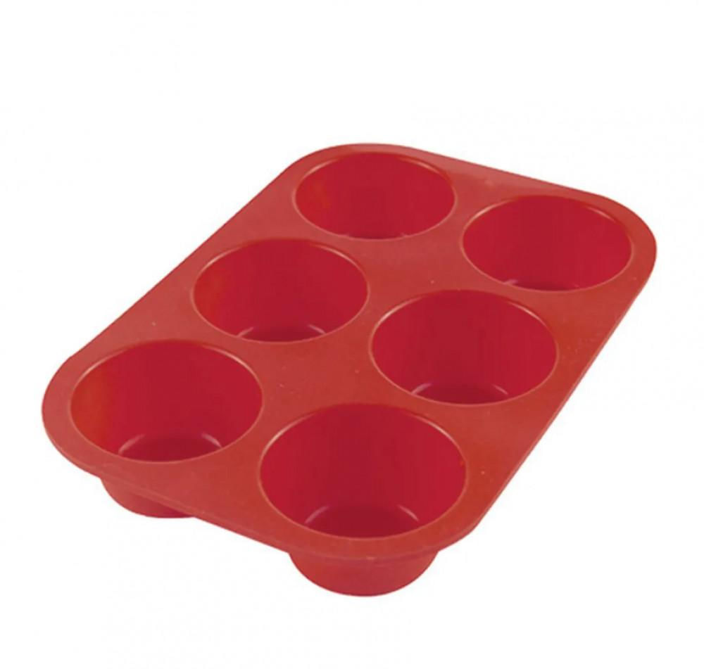 Forma de Silicone para 06 Cupcakes - Mimo