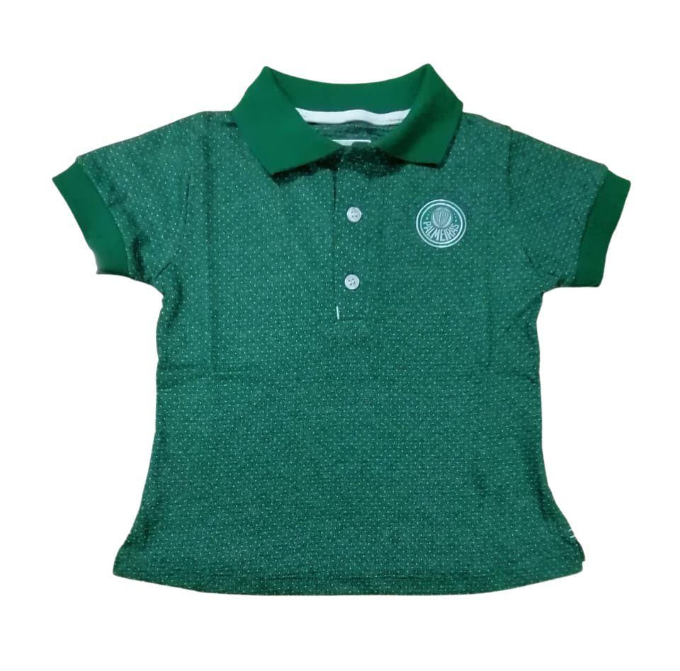 Camisa Infantil Palmeiras Polo Feminina Oficial Tam 00