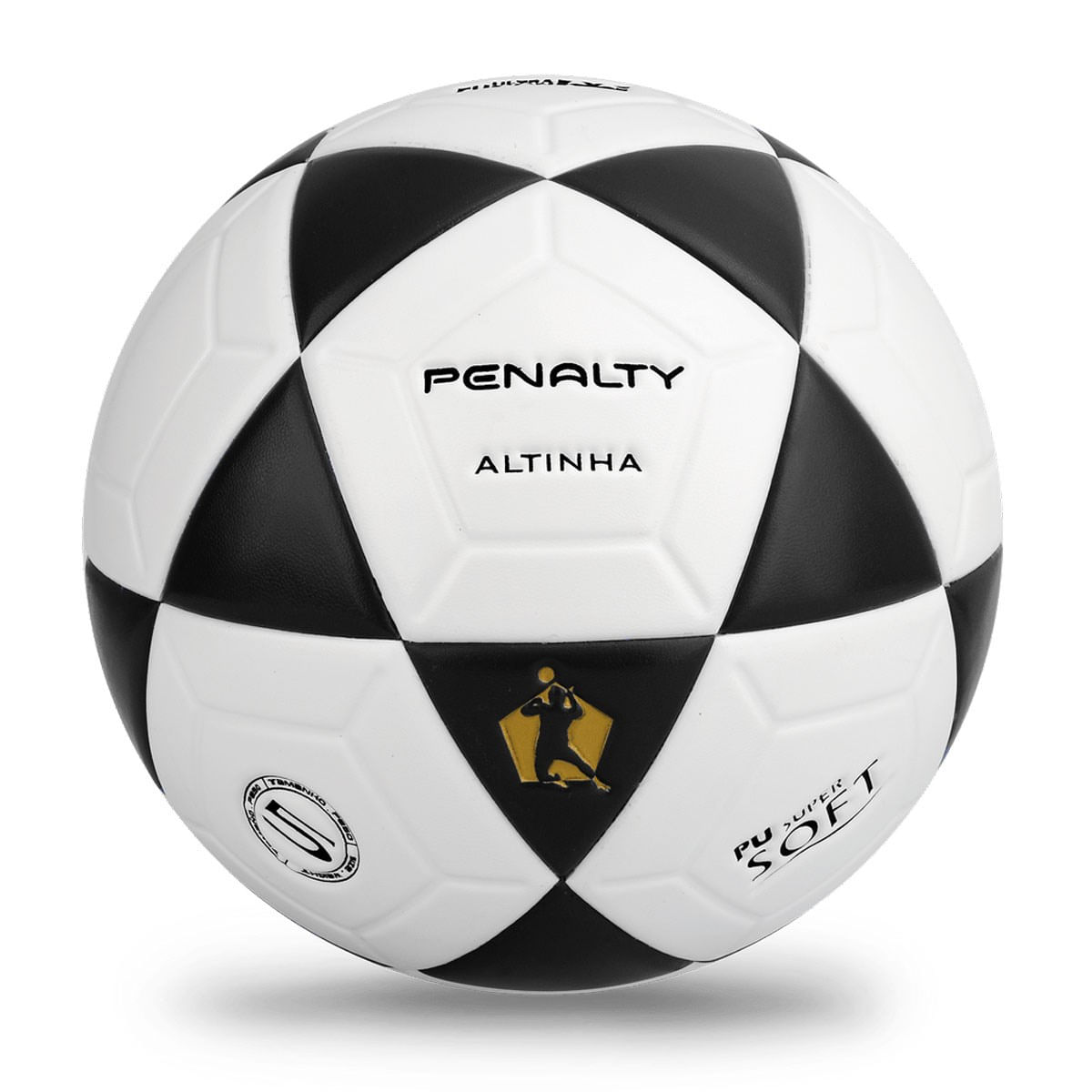 Bola Futevôlei Penalty Altinha XXI - Branco e Preto