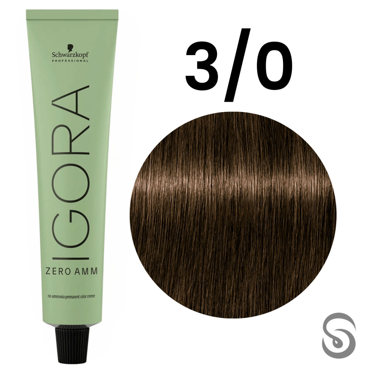 Igora Zero Amm 3/0 Castanho Escuro 60 ml