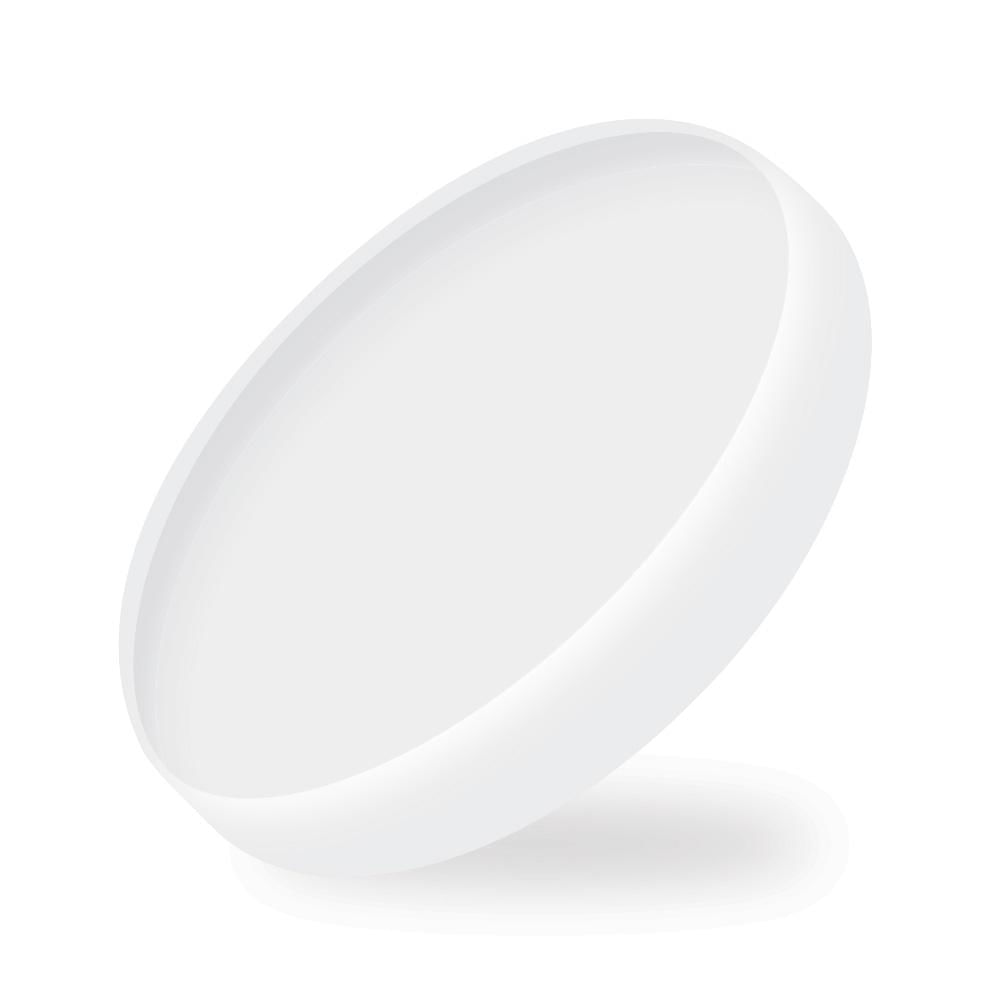 Disco Cogumelo para Caderno Inteligente Branco Mimo - 24 mm - 20 Unids