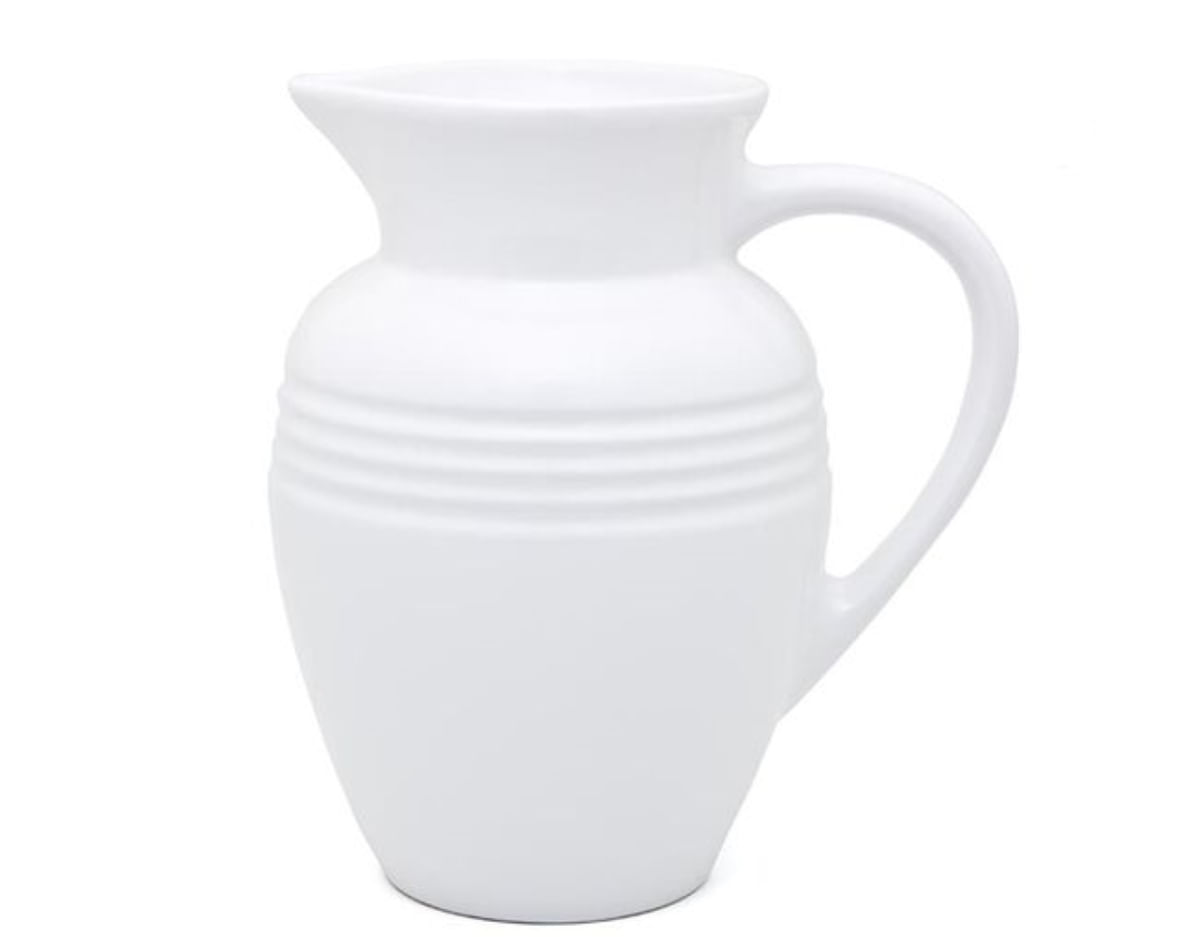 JARRA LE CREUSET CLÁSSICO EM CERÂMICA ESMALTADA 2L BRANCO 70901220100002