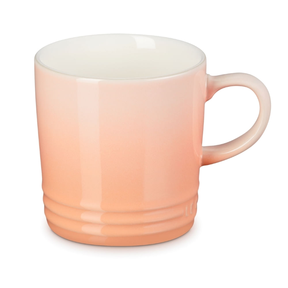 CANECA PARA CHÁ LE CREUSET 350ML ESMALTADA EM CERÂMICA - Pessego Peche