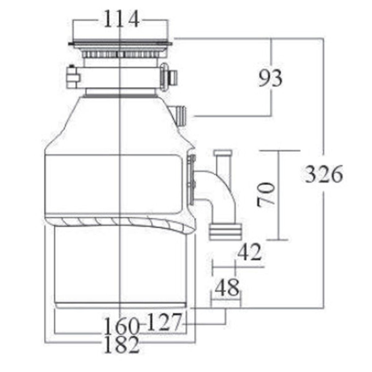 KIT FRANKE 2 TRITURADORES DE RESIDUOS ALIMENTARES 0,75 3/4HP 220V