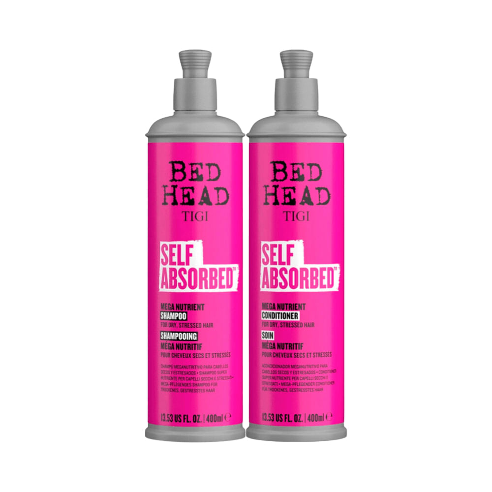 TIGI Bed Head Self Absorbed Shampoo 400ml e Condicionador 400ml