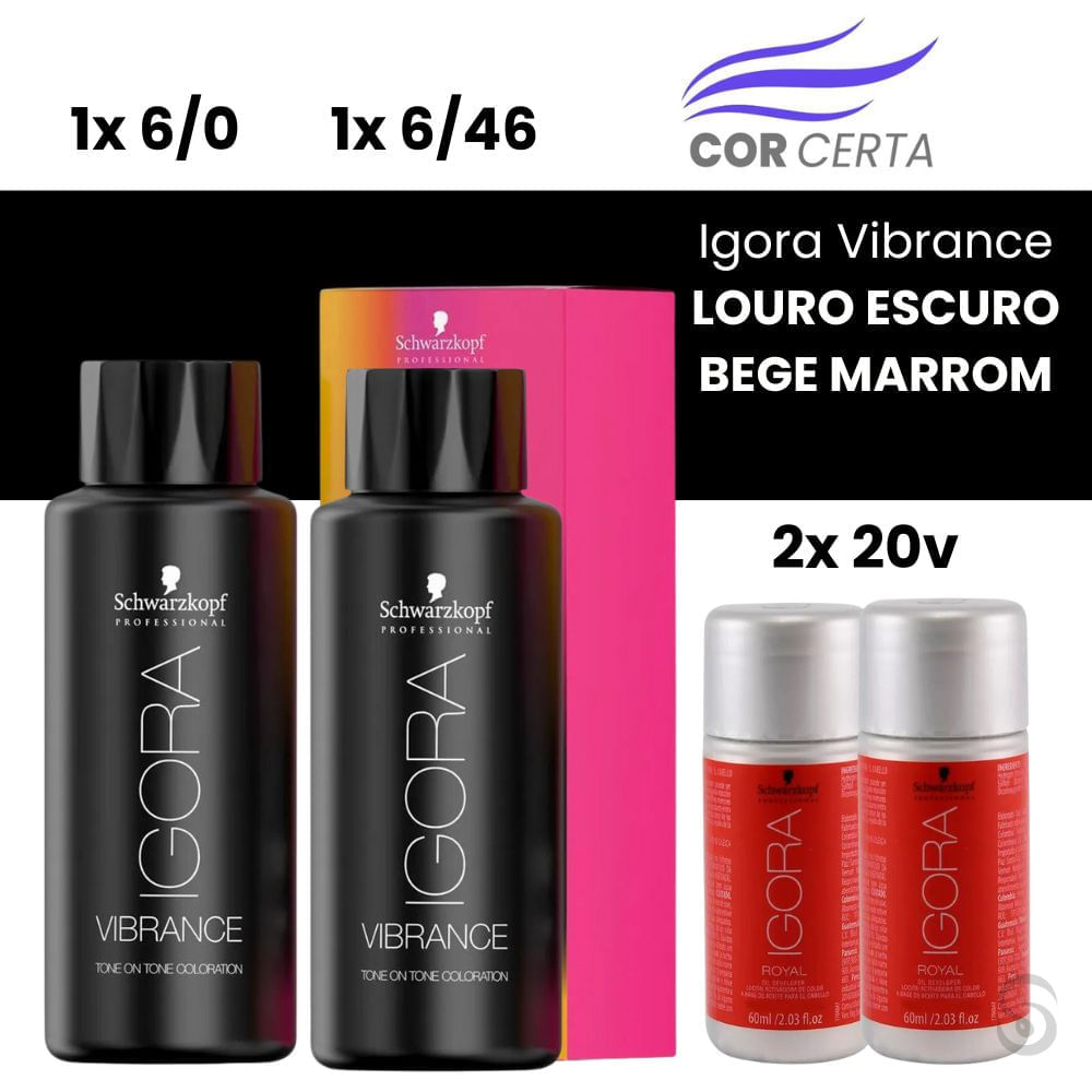 Igora Vibrance LOURO ESCURO BEGE MARROM