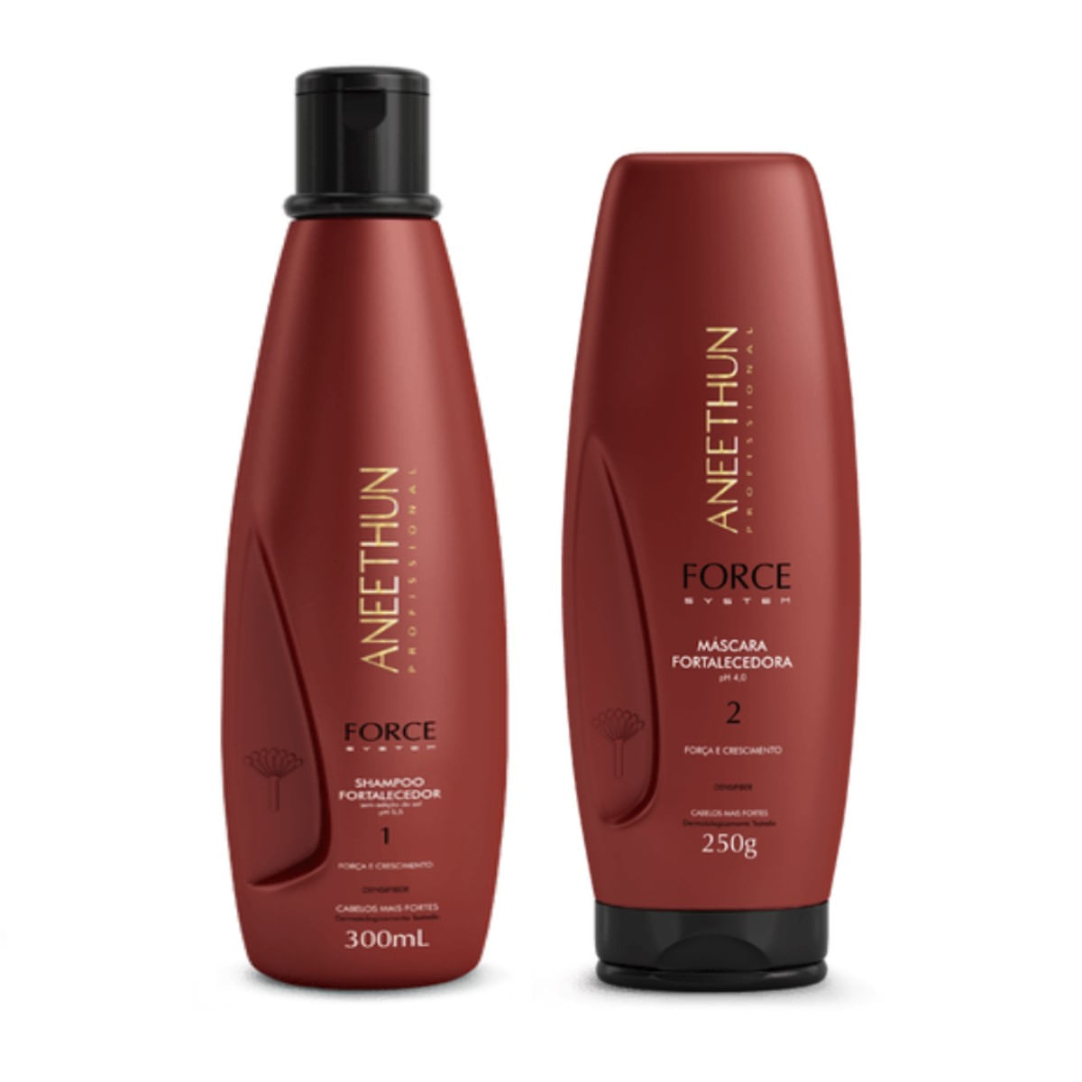 Kit Aneethun Force System Shampoo 300ml + Máscara 250g