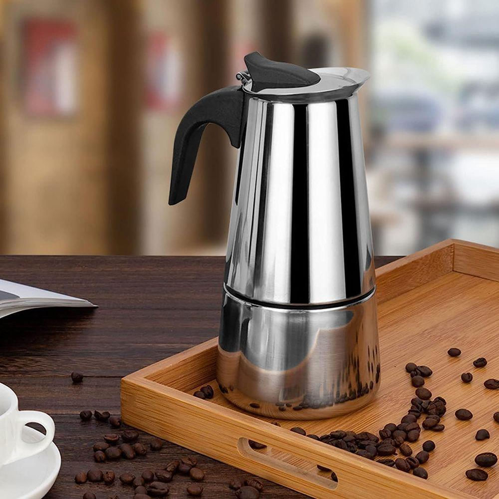 Cafeteira Italiana Luxo De Café Em Inox