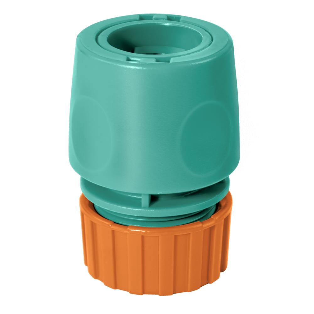 Engate Rapido com Aquastop Tramontina em Plastico para Mangueira 1/2"