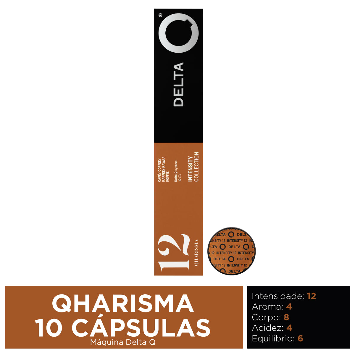 Capsula Café Expresso Delta Q Original Qharisma Nº12 Cx.10