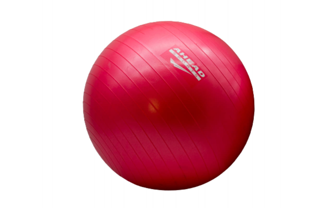 BOLA DE PILATES 55CM AHEAD SPORTS AS1225A VERMELHA