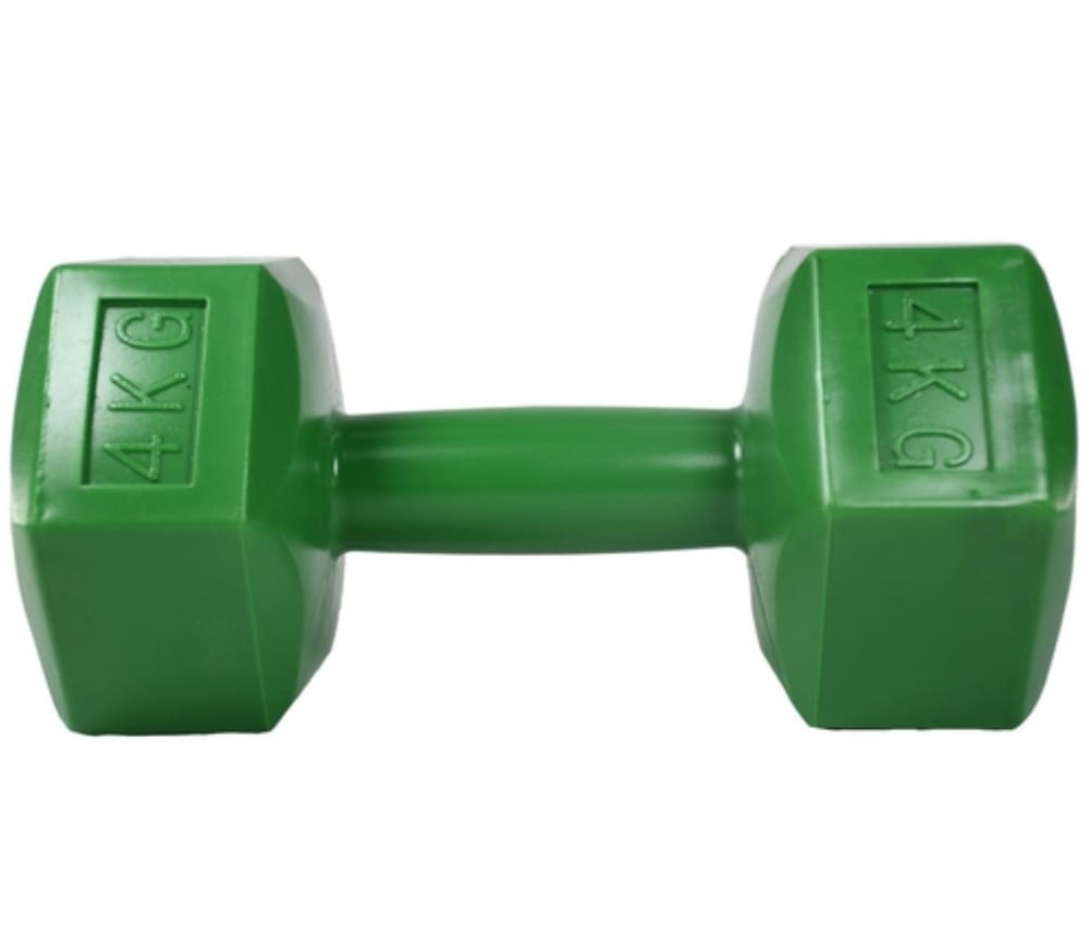 HALTER DUMBBEL SEXTAVADO CEMENT BONAFIT 4KG VERDE