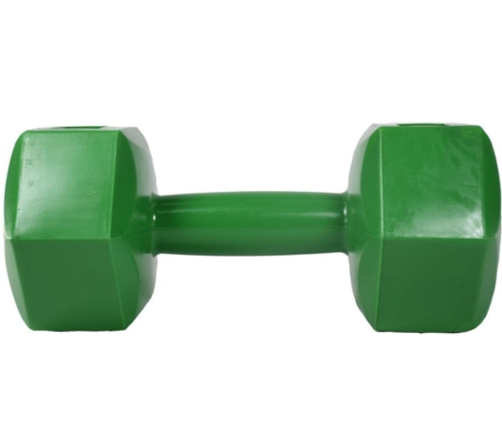 HALTER DUMBBEL SEXTAVADO CEMENT BONAFIT 4KG VERDE