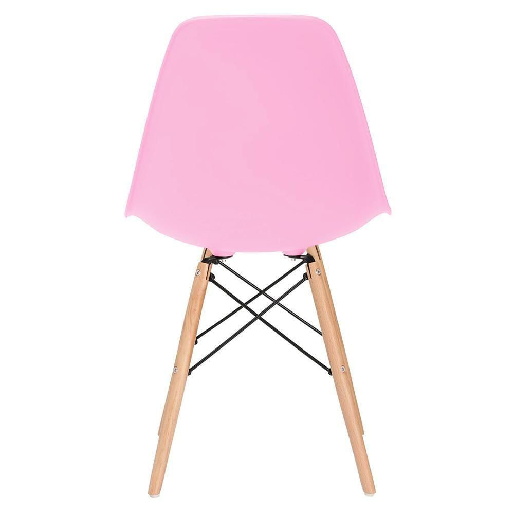 Cadeira Charles Eames Eiffel Dsw Clara Rosa Claro