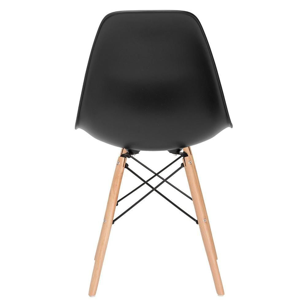 8 Cadeiras Charles Eames Eiffel Dsw Clara Preto