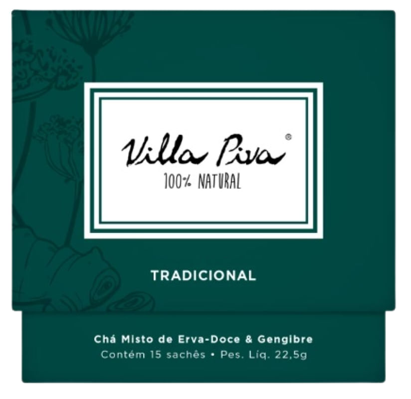 Kit 2X: Chá Misto Tradicional Villa Piva 15 Sachês