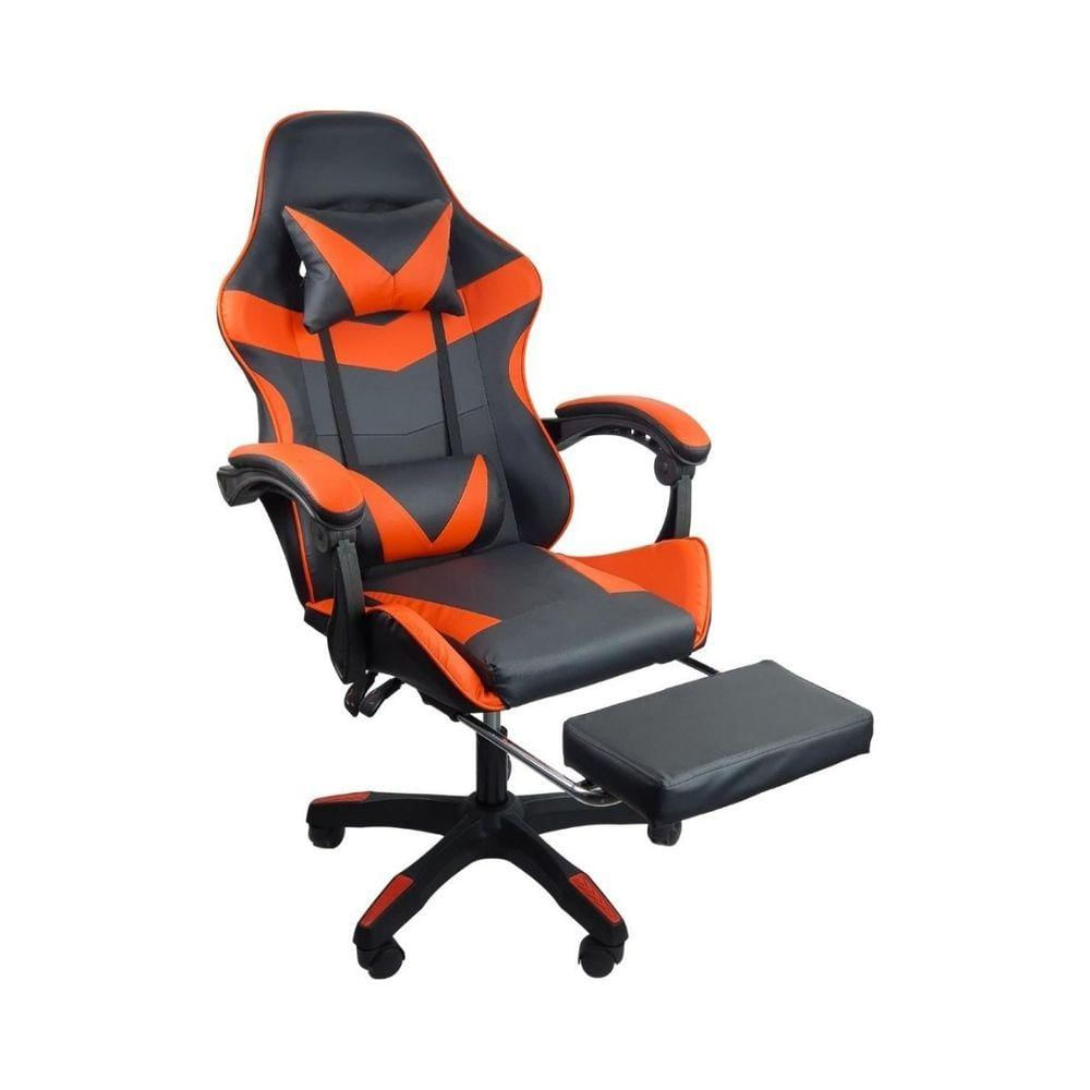 Cadeira Gamer Stillus Ergonômica Com Apoio Para Os Pés Vermelho