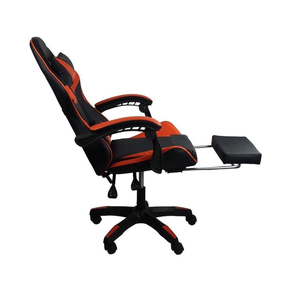 Cadeira Gamer Stillus Ergonômica Com Apoio Para Os Pés Vermelho