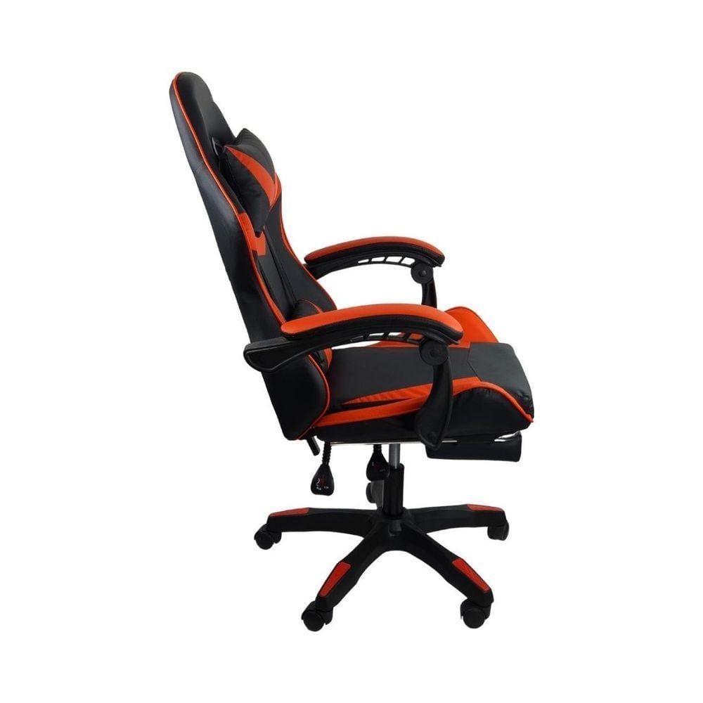 Cadeira Gamer Stillus Ergonômica Com Apoio Para Os Pés Vermelho