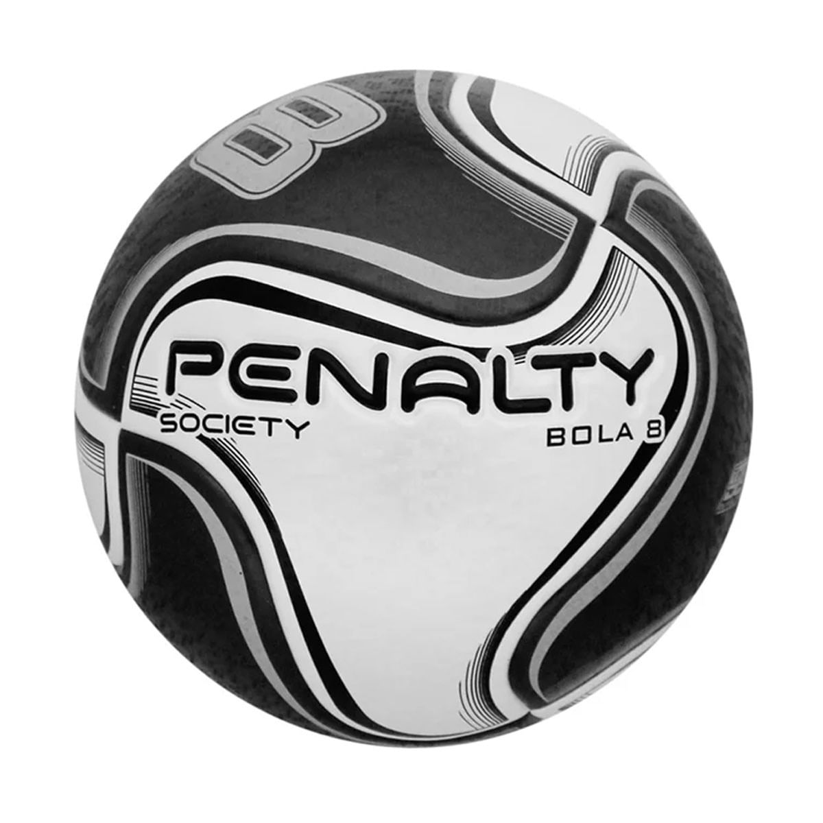 Kit Bola Society Penalty 8 X + Bomba de Ar