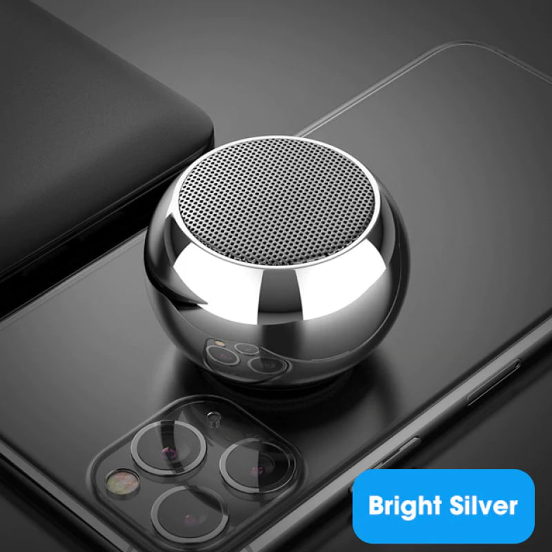 Caixinha Som Bt Tws Metal Mini Speaker 3w