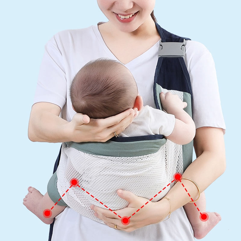 Sling Canguru Carregador De Bebe Ajustável