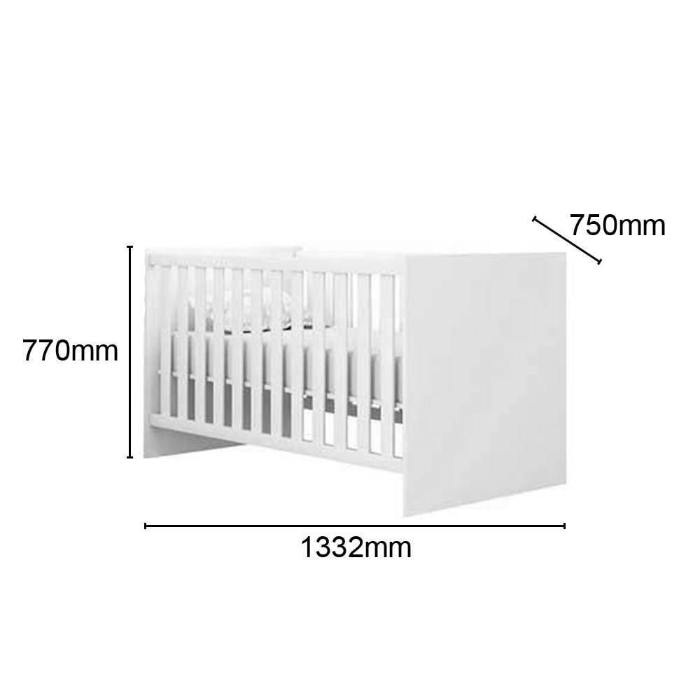 Quarto Infantil Berço Mini Cama Americano Branco Meu Soninho