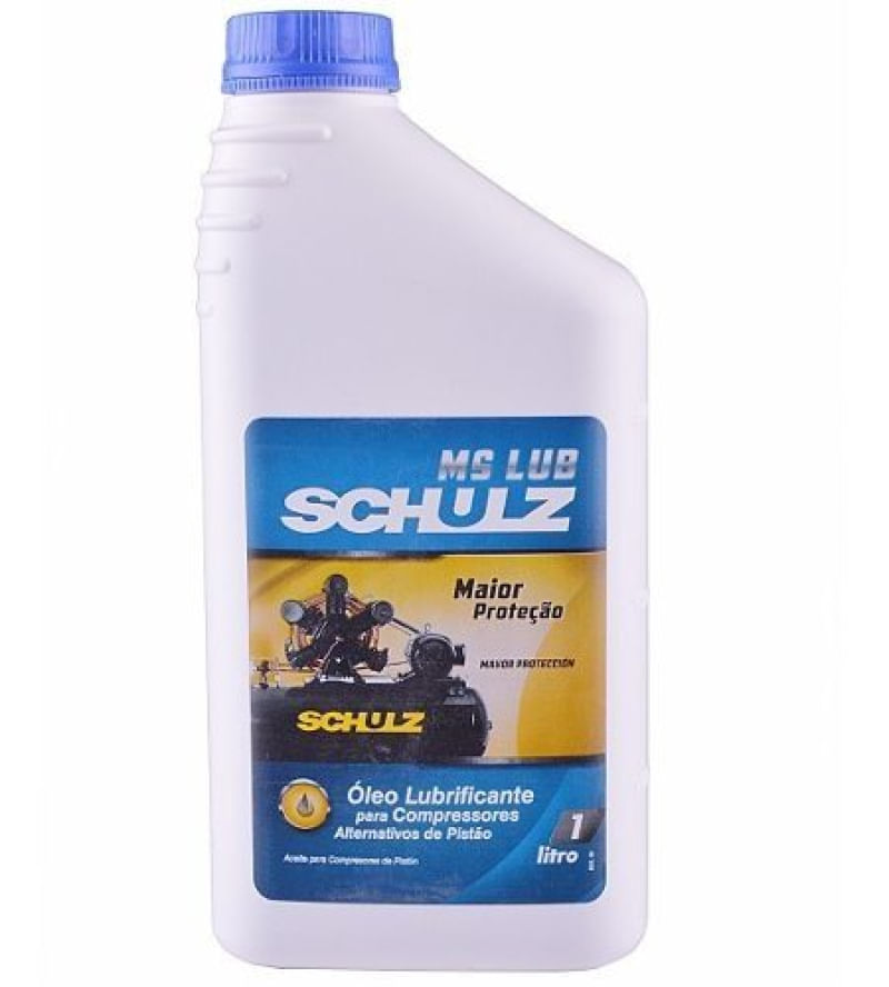 Óleo De Compressor Schulz Mslub Isovg100 1 Litro