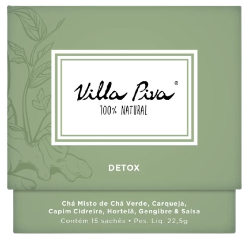 Chá Misto Detox Villa Piva 15 Sachês