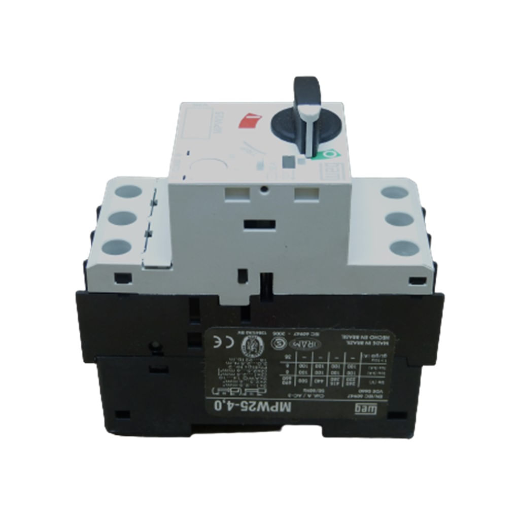 Disjuntor Motor Weg MPW25-3-U004 220v380V440V 2.5 A 4 Amp Proteção TermoMagnética