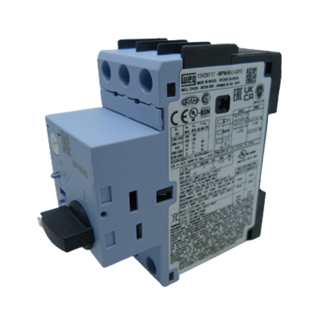 Disjuntor Motor Weg MPW40-3-U010 220v380V440V 6.3 A 10 Amp Proteção TermoMagnética