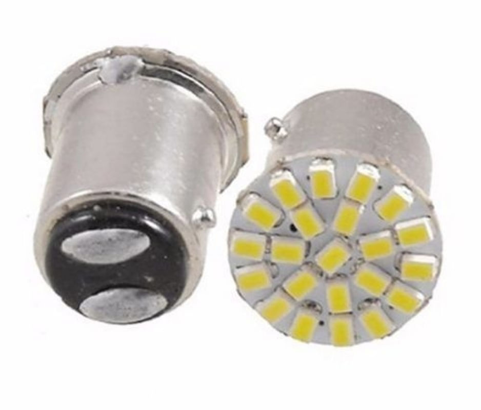 Lâmpada Dois Polos de 22 Leds super branco estilo xenon Un.