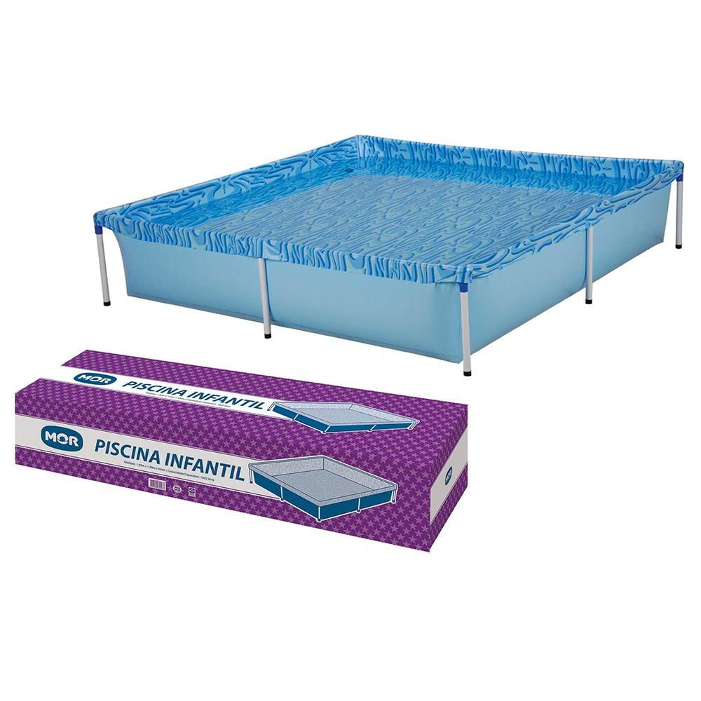 Piscina Estrutural 1500 Litros 189 X 189 X 42 Cm Mor