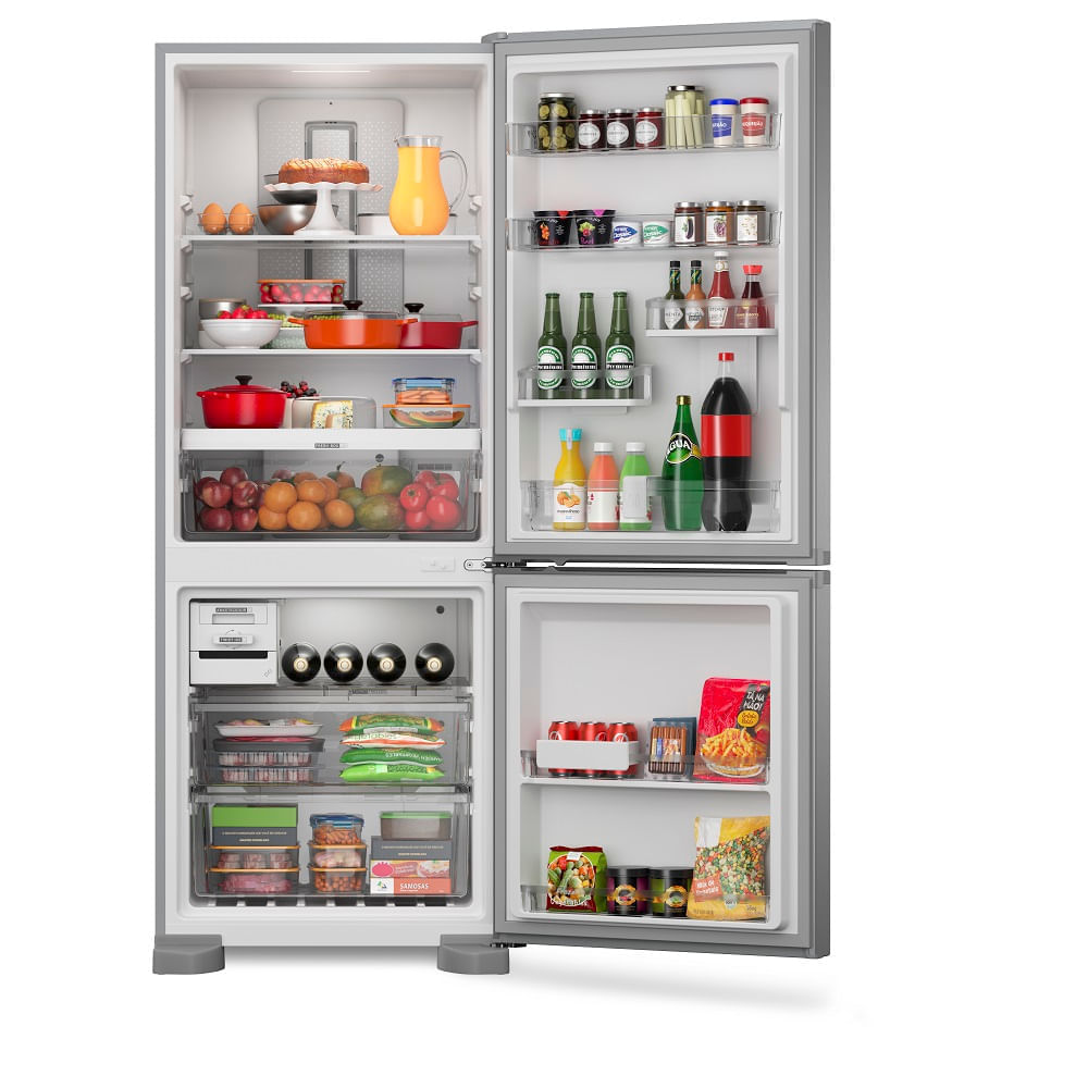 Refrigerador Brastemp 447 Litros Frost Free Inverse Inox BRE57FK – 220 Volts 127 Volts