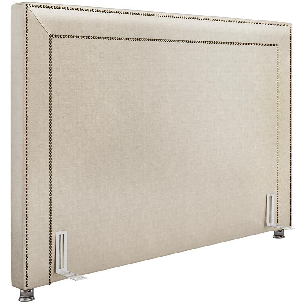 Cabeceira Cama Box Casal 140 cm P05 Berlim Corino Branco - Lyam Decor