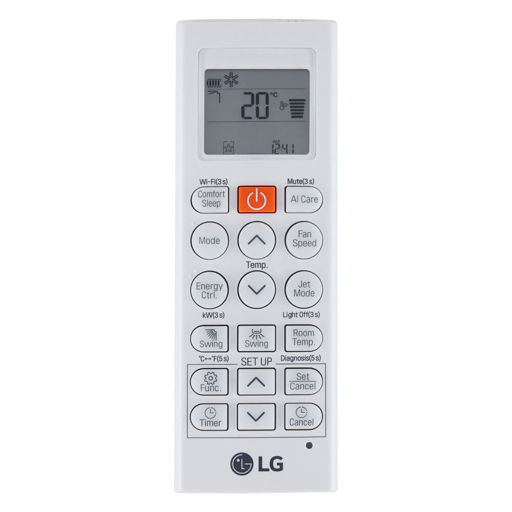 Ar-Condicionado LG Dual Inverter Voice Nano 12000 BTUs Quente/Frio S3-W12JAR7A Cinza / 220V