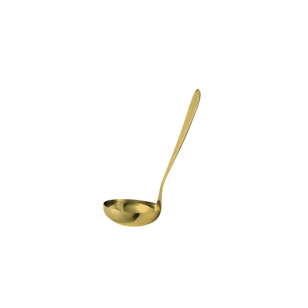 Concha Utensilios de Cozinha Dourado Aço Inox 1un