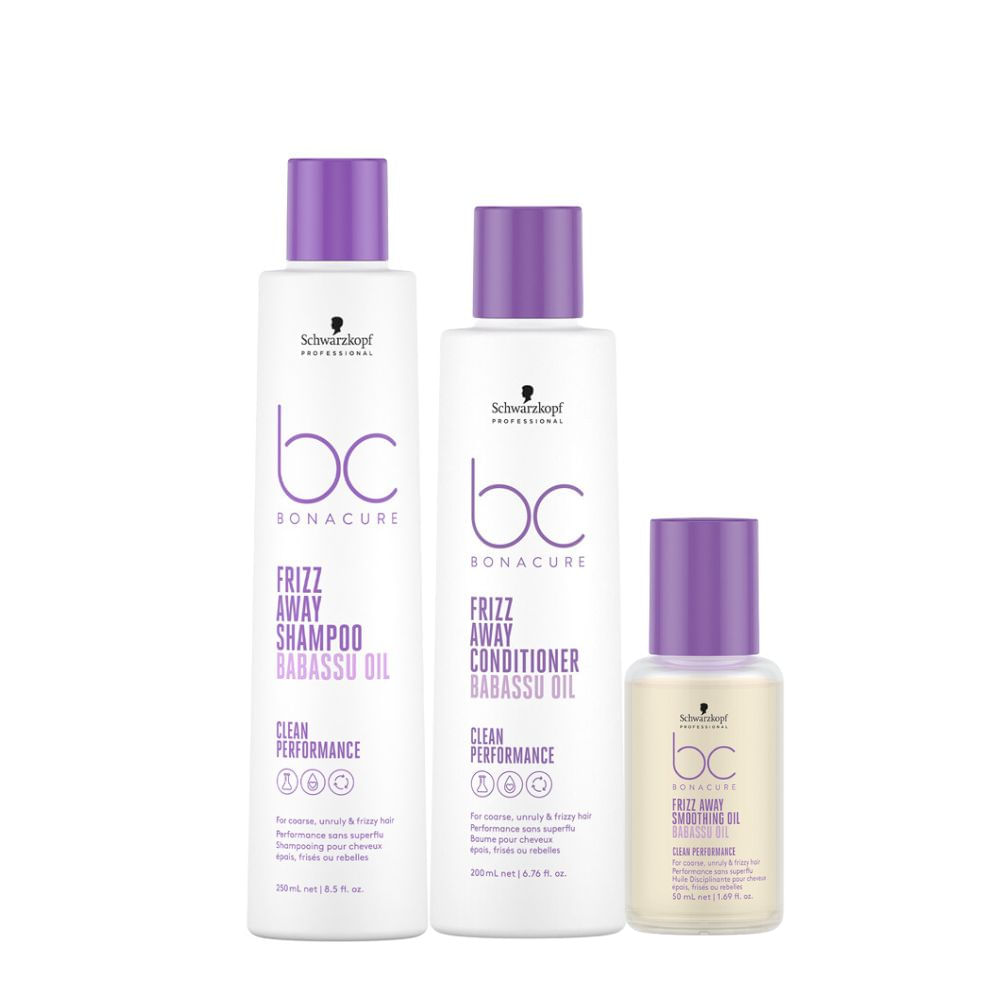 Schwarzkopf BC Babassu Shampoo 250 ml Cond 200 ml Oleo 50ml