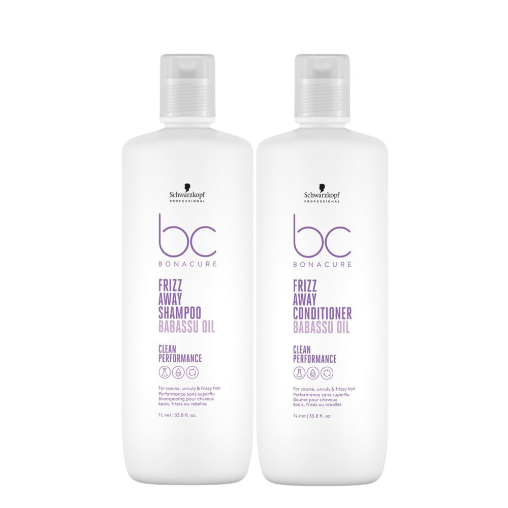 Schwarzkopf BC Away Babassu Shampoo 1000 ml e Cond 1000 ml