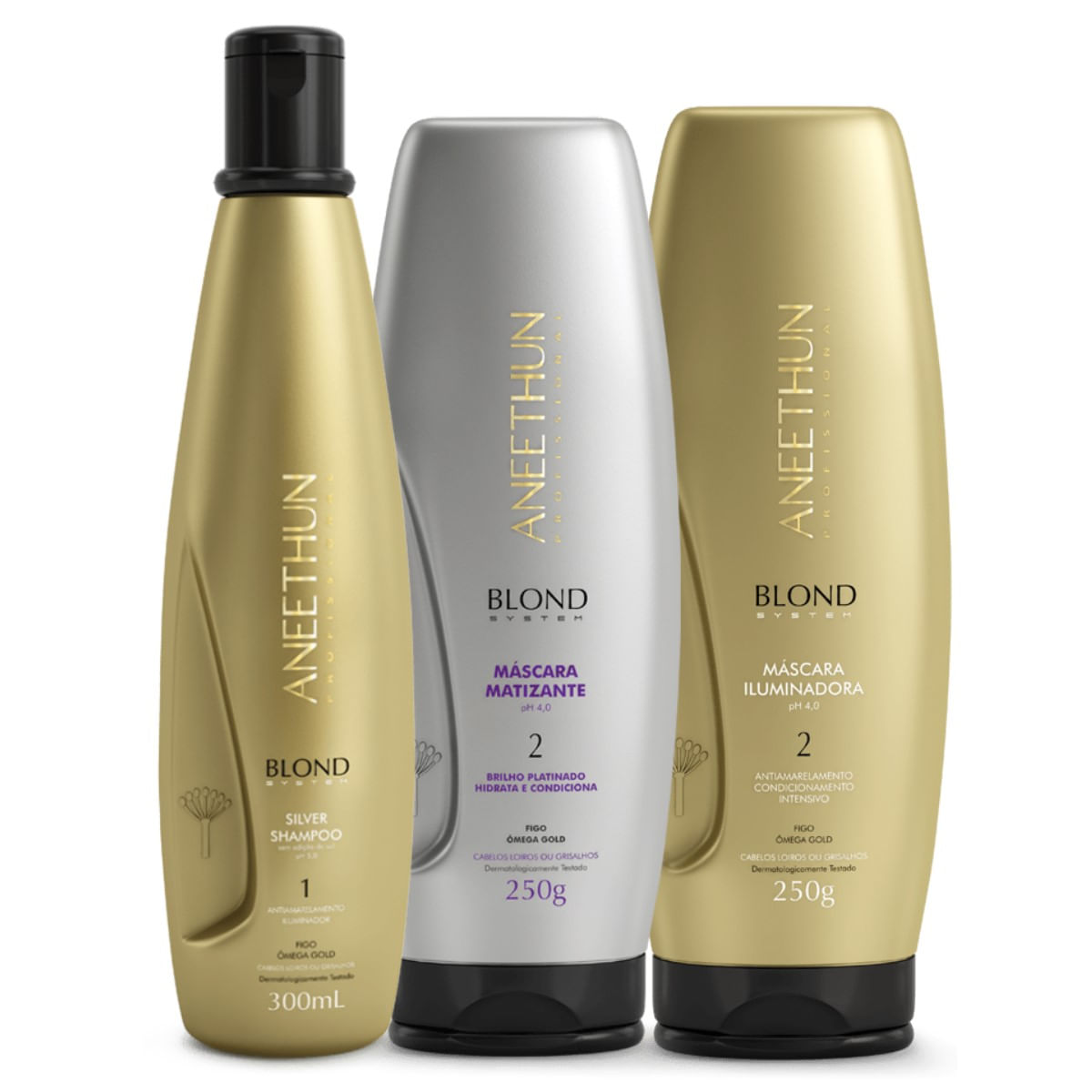 Kit Aneethun Blond System SH S. + Mask M. + Mask I.