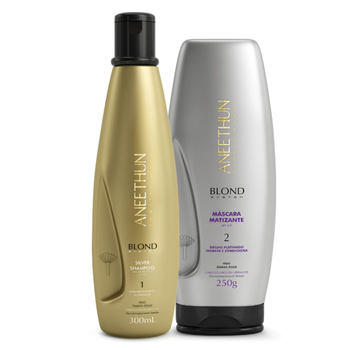 Kit Aneethun Blond System SH Silver + Mask Matizante 250g