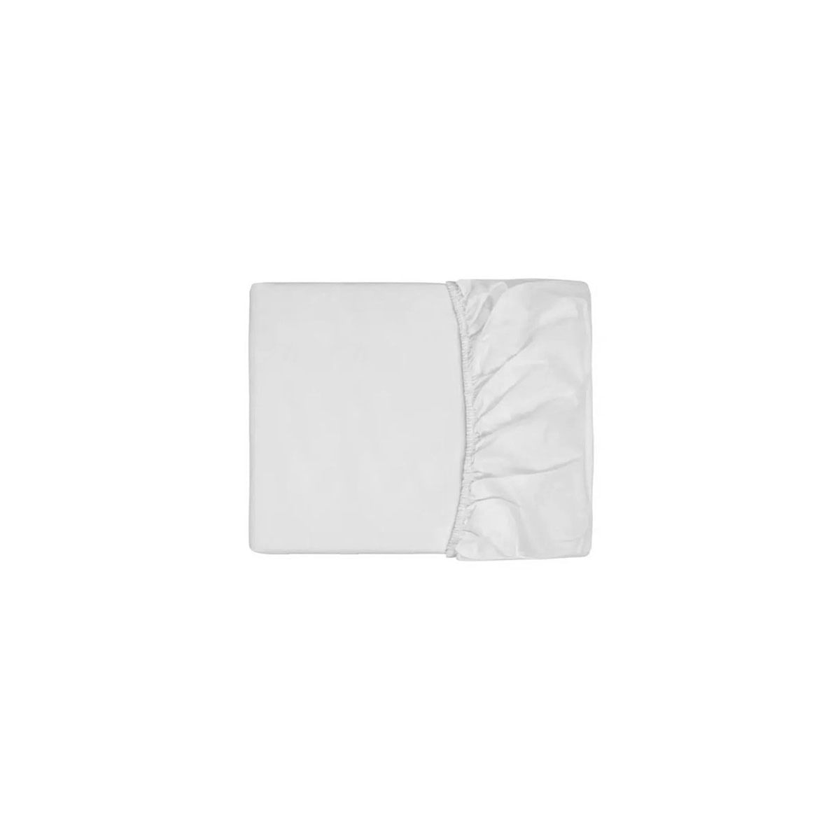 Lençol de Elastico CASAL Branco Algodao Fio Penteado 1un