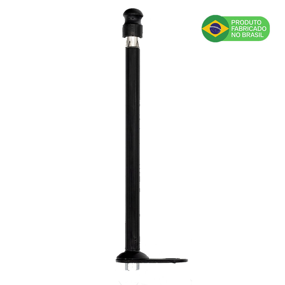 Antena Corta Pipa Moto Retrátil Retrovisor Aço Inox Pto MF6A