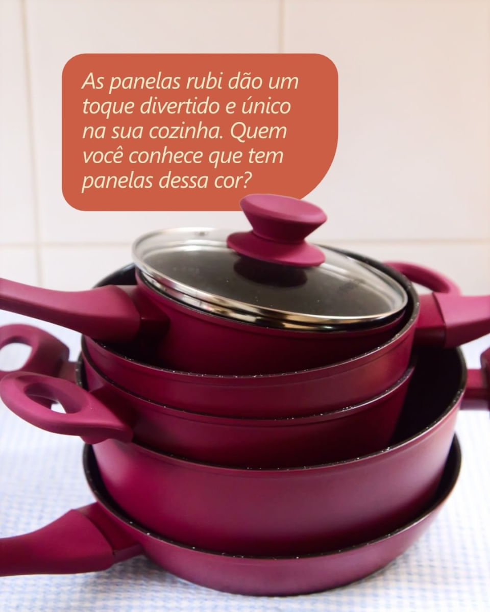 Frigideira Cerâmica Antiaderente 22cm Mimo Style Linha Rubi Cook Para Fogão Indução Panela De Aluminio Multiuso