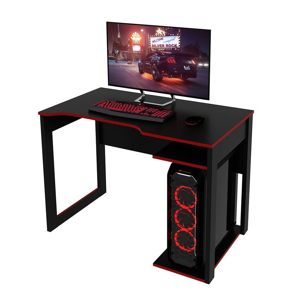 Mesa para Computador Gamer Tecnomobili ME4161 Preto/Vermelho ME4161.0001