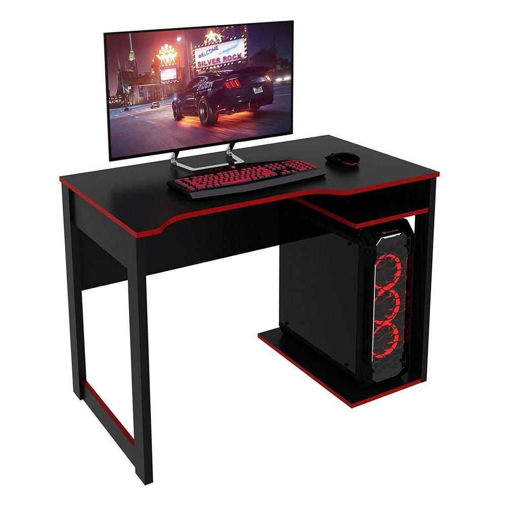 Mesa para Computador Gamer Tecnomobili ME4161 Preto/Vermelho ME4161.0001