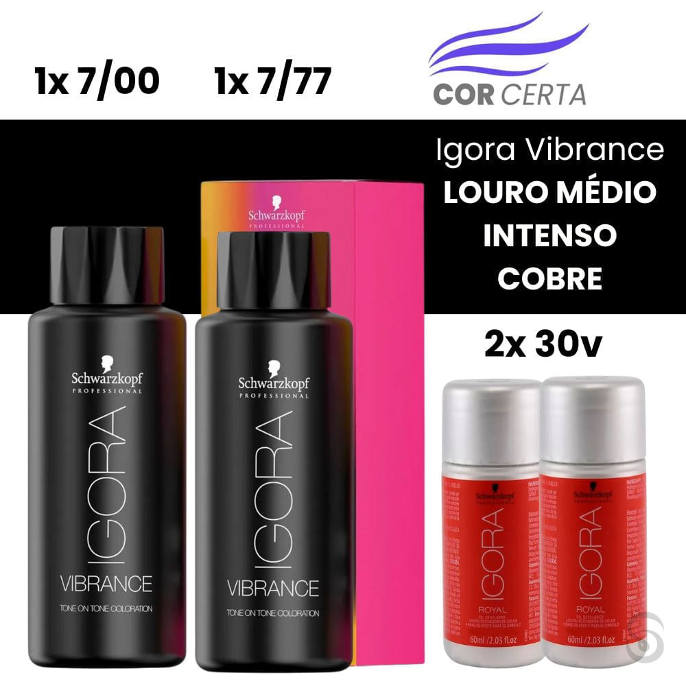 Igora Vibrance LOURO MÉDIO INTENSO COBRE