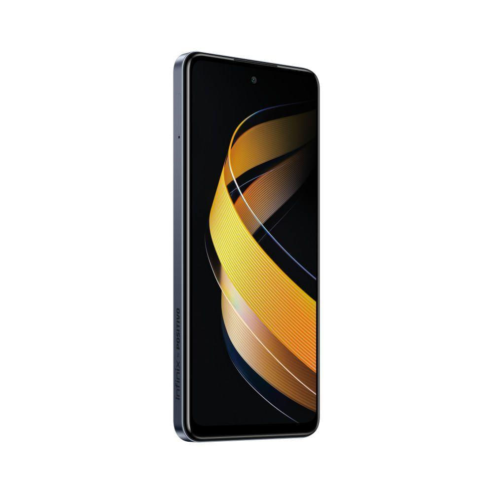 Smartphone Infinix Smart 8 Pro 4gb Ram 256gb Câmera 50mp Tela Magic Ring 6.6” Hd+ Dual Chip - Preto